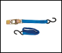 Silverline Ratchet Tie Down Strap S-Hook - 4.5m x 25mm - Rated 250kg Capacity 500kg - Code MS21S