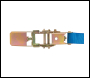 Silverline Ratchet Tie Down Strap S-Hook - 4.5m x 25mm - Rated 250kg Capacity 500kg - Code MS21S