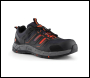 Scruffs Air Safety Trainer Black/Orange - Size 10 / 44 - Code T55528