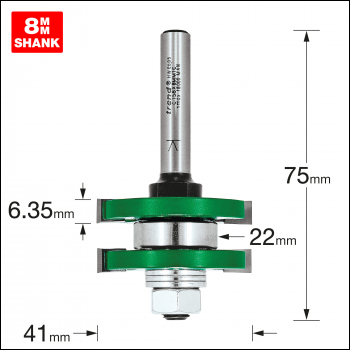 Trend Tongue And Groover Set 41mm Diameter - Code C158X8MMTC