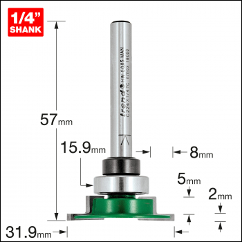 Trend Guided Offset Pile Cutter 2/7mm - Code C224X1/4TC