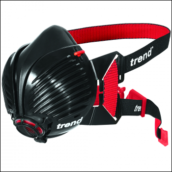 Trend Stealth Respirator Mask. Medium/large Size Half Mask With Twin P3 Rated Filters. - Code STEALTH/ML