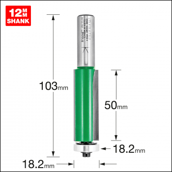 Trend Trimmer 18.2mm Diameter X 50mm Cut - Code C165AX1/2TC