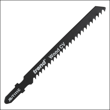 Trend Jigsaw Blade 100x3.0mm Cv Up-cut 5 Pack - Code JB/T111C