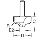 Trend Ogee Cutter - Code 19/62X1/4TC