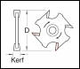 Trend Slotter 4mm Kerf 12mm Bore - Code 34/1TC