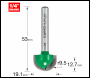 Trend Radius 9.5mm Radius X 19.1mm Diameter - Code C056X1/4TC