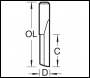 Trend Single Flute Cutter For Abs And Pvc Cutter - Code ABSS2/61X1/4STC