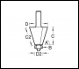 Trend Self Guided Chamfer 67.5 Degrees X 22.2mm Cut - Code C138BX1/4TC