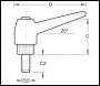 Trend Lever M10 X 40 Male 1 Off - Code KB13/M/10