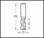 Trend Pcd Serviceable Chipboard Cutter - Code PCD/30X1/2