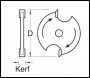 Trend Slotter 2.5mm Kerf 1/4 Bore - Code SL/C