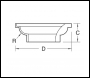 Trend Profile Block For Psc/107 Convex - Code SP-PSC/107B