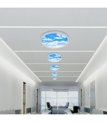 ENER-J Surface mounted SKY LED Ceiling Light, 24W, Size: 300mm, 6500K, IP20 - Code E313