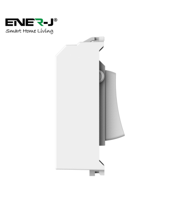 ENER-J 1 Gang Grid Switch - BG Style White - Code WS1081