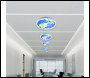 ENER-J Surface mounted Earth LED Ceiling Light, 24W, Size: 300mm, 6500K, IP20 - Code E314
