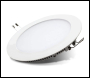 ENER-J Pack of 4 12W Recessed Round LED Downlight Mini Panel 170mm Diameter, 4000K, with Transformer, Great Heat Dissipation, No Dazzling, Not Flashing, No Warm-up Time Required - Code T126-4