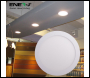 ENER-J Pack of 4 12W Recessed Round LED Downlight Mini Panel 170mm Diameter, 4000K, with Transformer, Great Heat Dissipation, No Dazzling, Not Flashing, No Warm-up Time Required - Code T126-4