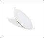 ENER-J Pack of 4 12W Recessed Round LED Downlight Mini Panel 170mm Diameter, Hole Size 160mm, 3000K - Code T127-4