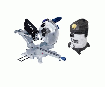 FOX F36-255 Mitre Saw & F50-800 Vacuum (240 Volt Only)