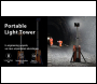 Power2Go TL-400 Dual Head Portable LED Work Light - Bare Unit - Code PTG-TL-400