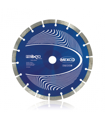 Mexco Radius / Curve Cutting Diamond Blade - 115mm x 1.9mm x 22.23mm - Code RBX1011522
