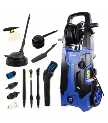 Hyundai HYW2500E 2500W 2610psi 180bar Electric Pressure Washer With 8 ...