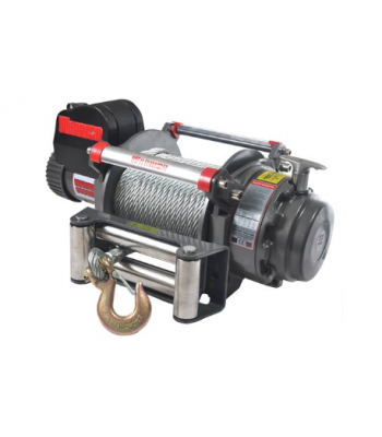 WARRIOR WINCH - 6000EN ELECTRIC WINCH WITH STEEL CABLE - 12/24V AVAILABLE
