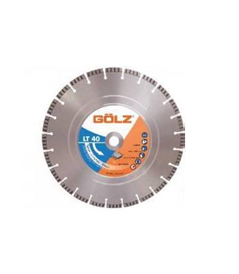 GOLZ LT40 Premium Turbo Segmented Blade 350mm with 25.4 bore