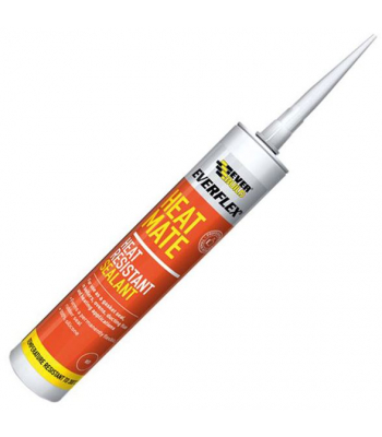 Everbuild HTSBK Heat Mate Sealant Black 295ml - Box of 12