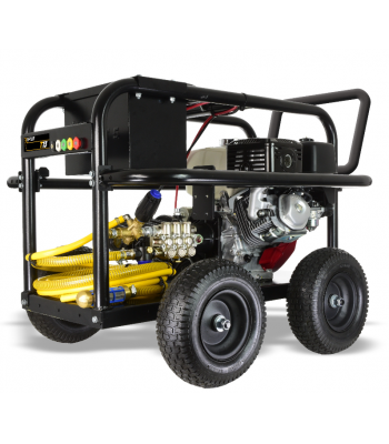 V-TUF T13 - 200Bar, 21L/min 13HP HONDA Driven Petrol Pressure Washer With Gearbox - Roll Cage Frame & Electric start - Code VTUFT13-GB200