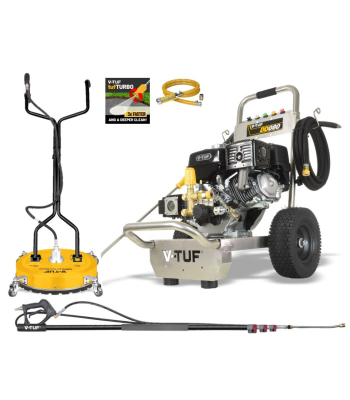 V-TUF DD080 2900psi, 200Bar, 15L/min 9HP Honda Driven Petrol Pressure Washer + Property Maintenance Starter Kit Bundle - Code DD080-KIT3