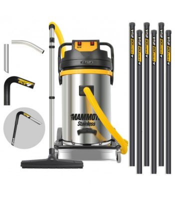 V-TUF MAMMOTH STAINLESS + 30FT GCX ALU 50mm GUTTER CLEANING SET BUNDLE - CODE MAMMOTH240-STGCX30