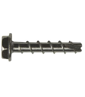 Gripple Concrete Screw - 7.5 x 40mm Hexagonal Head - Per 10 - CS40