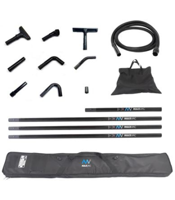 MAXVAC EasyReach Dust Kit, Carbon Fiber, 5m code to suit Maxvac DV80 and Supra Machines - Code MVERD385