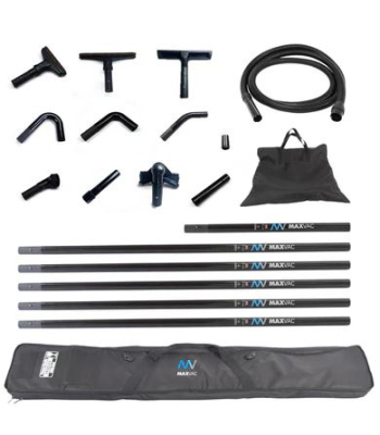 MAXVAC EasyReach 8m Dust Kit and Carbon Fiber to suit Maxvac DV80 and Supra Machines -Code MVERD388