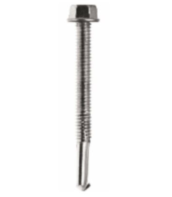 Evolution A4 Bi Met 5.5 x 25mm hex head self-drilling screw A4BMHH5.5-25-3 - Per box of 200