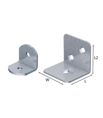 BPC Light Duty Angle Braces: Available in different sizes per box of 25- Code BRA/18X18/10PK