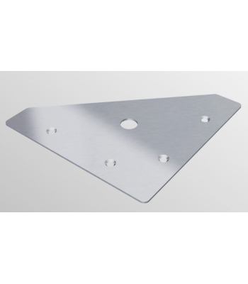 BPC Corner Plate 82x82mm per Box of 10 - Code CPL/25X25/10PK