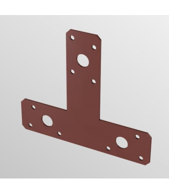 BPC Dual Coated T Bracket, per box of 50 - Code DC-T150