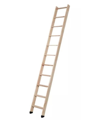 DOLLE Untreated Mezzanine Ladder - 8, 10, and 12 Tread Available - Code DOLLE_1009008