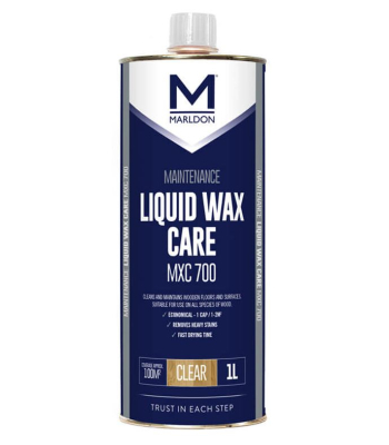 Marldon Liquid Wax Care MXC700/705 - Clear or White Transparant 1L - Code 950058 and 950102