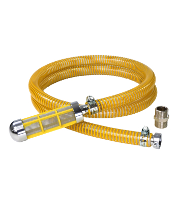 V-TUF HEAVY DUTY CRUSH RESISTANT PUMP SUCTION FEED HOSE KIT (2m) 3/4F and 3/4M adapter - E1.0102KITN