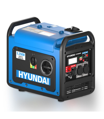 Hyundai HY3250SEi 3200W / 3.2kW Petrol Inverter Generator, Pure Sine Wave Output, Lightweight, Quiet with Electric Start - Code HY3250SEi