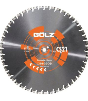 GOLZ CS21 600mm Diamond Blade for Brick, Block, Sandstone, and Paving to suit MS700AL & BS650 Masonry Saws