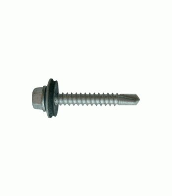 100mm Tek Screw Hex Head With Bonded EPDM Washer TSBW5.5-100-3 (5.5mm x 100mm) Box of 100