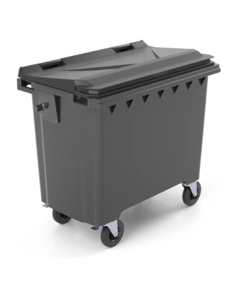 4 Wheeled Waste Bin 660 Litre (Lid Optional)