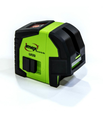 IMEX LX22R Red Beam Line Laser with Plumb Spot - Includes a Tripod