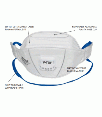 V-Tuf FFP3V Face Mask - Pack of 20