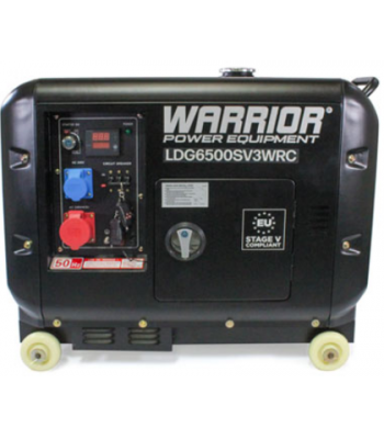 Champion Warrior LDG6500SV3WRC EU5 COMPLIANT 6.9Kva 3 Phase Diesel Generator - Wireless Remote Start